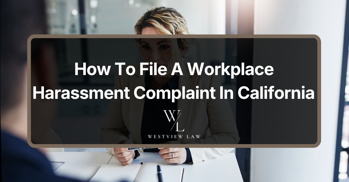 Employee reporting workplace harassment to human resources manager