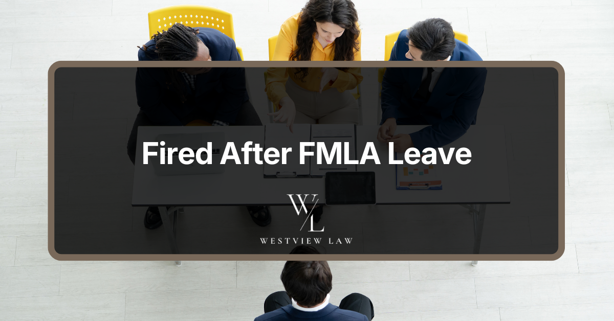 Employee meeting with human resources after returning from FMLA leave