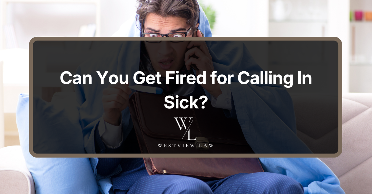 Employee calling their employer to report a sick day from home