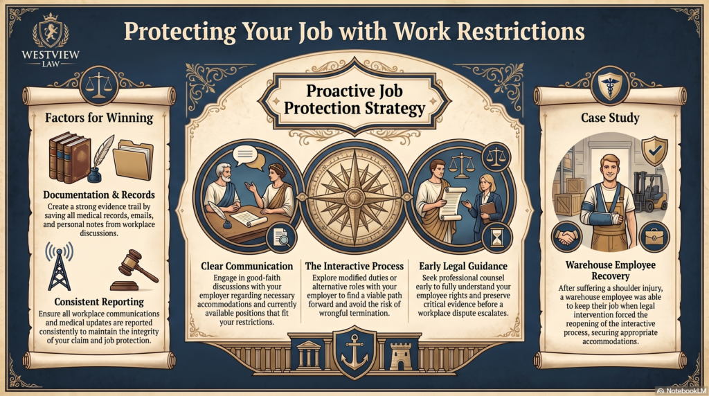 How to Protect Yourself From Being Fired Due to Work Restrictions
