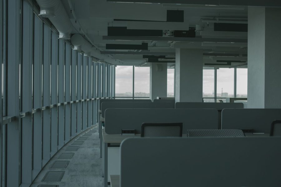 Empty office workspace illustrating age discrimination and wrongful termination